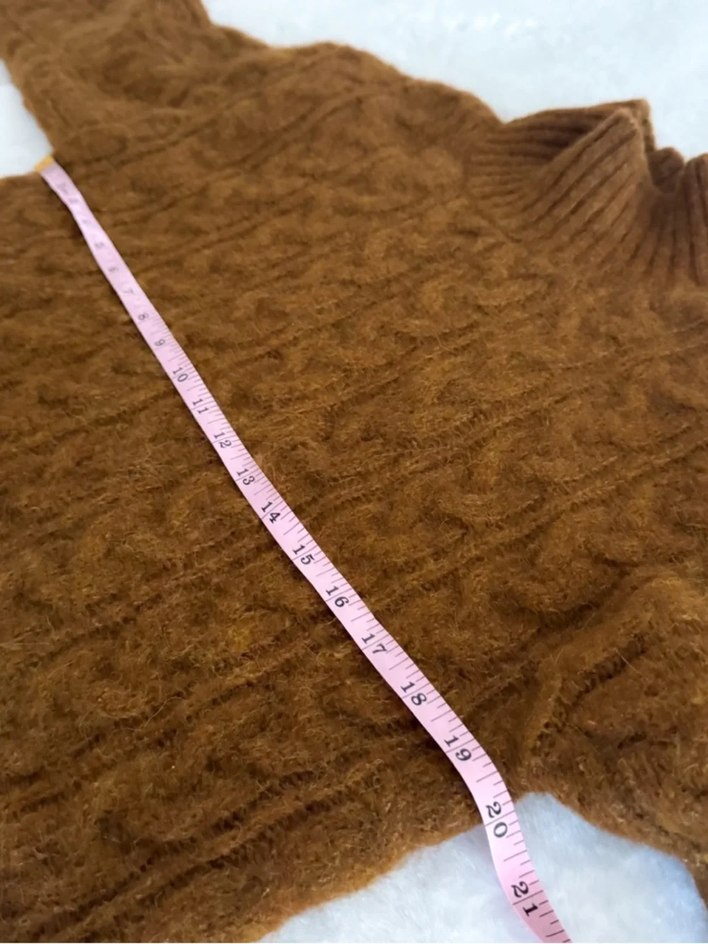 Sezane Hugo Jumper Sweter Wildcat Brown Baby Alpaca - Picture 10 of 11